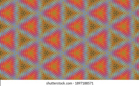 Geometric design. Abstract geometric seamless pattern. Seamless patterns. Colorful gradient mosaic background. Mosaic pattern. EPS 10 Vector