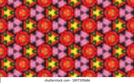 Geometric design. Abstract geometric seamless pattern. Seamless patterns. Colorful gradient mosaic background. Mosaic pattern. EPS 10 Vector