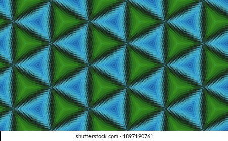 Diseño geométrico. Resumen del patrón geométrico sin costuras. Patrones sin inconvenientes. Fondo de mosaico degradado colorido. Patrón mosaico. Vector EPS 10