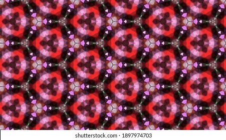 Geometric design. Abstract geometric seamless pattern. Seamless patterns. Colorful gradient mosaic background. Mosaic pattern. EPS 10 Vector
