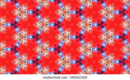 Geometric design. Abstract geometric seamless pattern. Seamless patterns. Colorful gradient mosaic background. Mosaic pattern. EPS 10 Vector