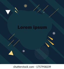 Geometric design backgound vector illustration