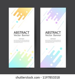 Geometric design banner web template vector abstract.