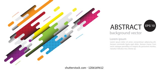 Geometric design banner web template vector abstract.