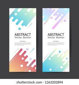 Geometric design banner web template vector abstract.