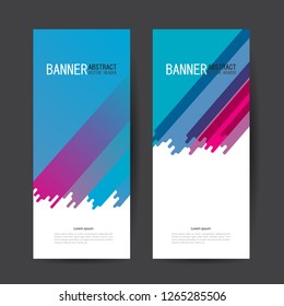 Geometric design banner web template vector abstract.