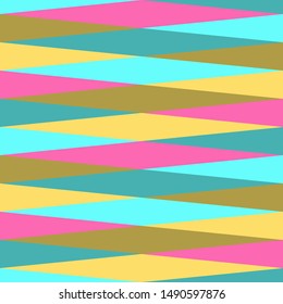 Geometric design. Barber background. Simple colorful mosaic abstract striped design.