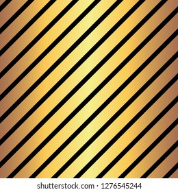 Geometric design with black lines over golden background.