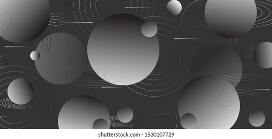 geometric design circle background simple