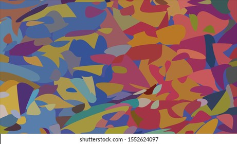 Geometric design. Colorful gradient background. Geometric mosaic, abstract background. Mosaic color background. Mosaic texture. The effect of stained glass. EPS 10 Vector