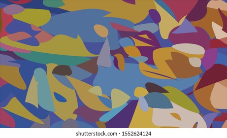 Geometric design. Colorful gradient background. Geometric mosaic, abstract background. Mosaic color background. Mosaic texture. The effect of stained glass. EPS 10 Vector