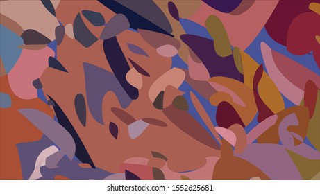 Geometric design. Colorful gradient background. Geometric mosaic, abstract background. Mosaic color background. Mosaic texture. The effect of stained glass. EPS 10 Vector