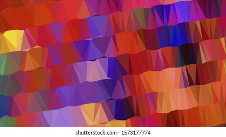 Geometric design. Colorful gradient background. Geometric mosaic, abstract background. Mosaic color background. Mosaic texture. The effect of stained glass. EPS 10 Vector