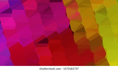 Geometric design. Colorful gradient background. Geometric mosaic, abstract background. Mosaic color background. Mosaic texture. The effect of stained glass. EPS 10 Vector