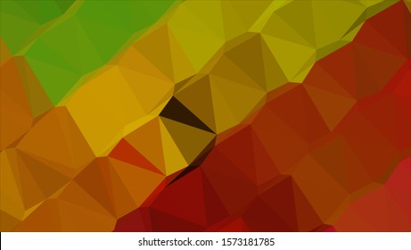 Geometric design. Colorful gradient background. Geometric mosaic, abstract background. Mosaic color background. Mosaic texture. The effect of stained glass. EPS 10 Vector
