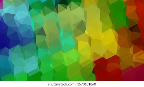 Geometric design. Colorful gradient background. Geometric mosaic, abstract background. Mosaic color background. Mosaic texture. The effect of stained glass. EPS 10 Vector
