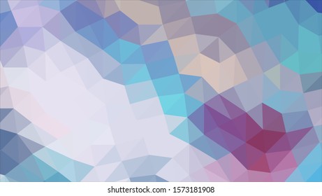 Geometric design. Colorful gradient background. Geometric mosaic, abstract background. Mosaic color background. Mosaic texture. The effect of stained glass. EPS 10 Vector