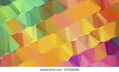 Geometric design. Colorful gradient background. Geometric mosaic, abstract background. Mosaic color background. Mosaic texture. The effect of stained glass. EPS 10 Vector