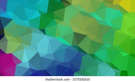 Geometric design. Colorful gradient background. Geometric mosaic, abstract background. Mosaic color background. Mosaic texture. The effect of stained glass. EPS 10 Vector