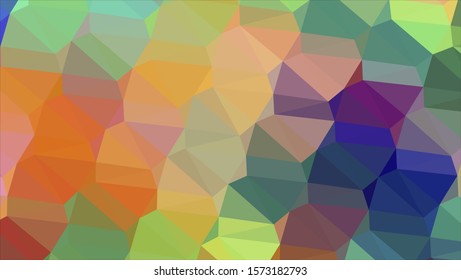 Geometric design. Colorful gradient background. Geometric mosaic, abstract background. Mosaic color background. Mosaic texture. The effect of stained glass. EPS 10 Vector