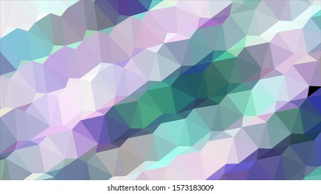 Geometric design. Colorful gradient background. Geometric mosaic, abstract background. Mosaic color background. Mosaic texture. The effect of stained glass. EPS 10 Vector