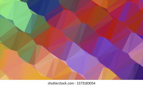 Geometric design. Colorful gradient background. Geometric mosaic, abstract background. Mosaic color background. Mosaic texture. The effect of stained glass. EPS 10 Vector