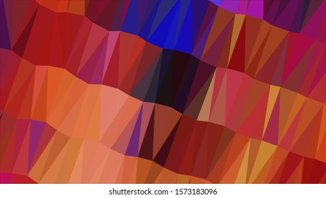 Geometric design. Colorful gradient background. Geometric mosaic, abstract background. Mosaic color background. Mosaic texture. The effect of stained glass. EPS 10 Vector