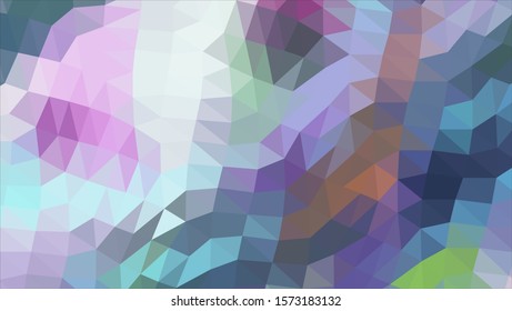 Geometric design. Colorful gradient background. Geometric mosaic, abstract background. Mosaic color background. Mosaic texture. The effect of stained glass. EPS 10 Vector