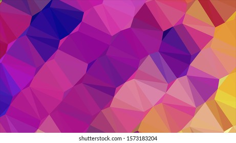 Geometric design. Colorful gradient background. Geometric mosaic, abstract background. Mosaic color background. Mosaic texture. The effect of stained glass. EPS 10 Vector