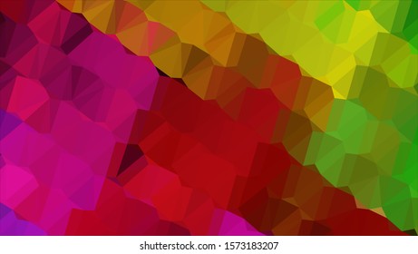 Geometric design. Colorful gradient background. Geometric mosaic, abstract background. Mosaic color background. Mosaic texture. The effect of stained glass. EPS 10 Vector