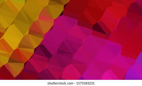 Geometric design. Colorful gradient background. Geometric mosaic, abstract background. Mosaic color background. Mosaic texture. The effect of stained glass. EPS 10 Vector