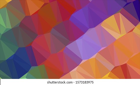 Geometric design. Colorful gradient background. Geometric mosaic, abstract background. Mosaic color background. Mosaic texture. The effect of stained glass. EPS 10 Vector