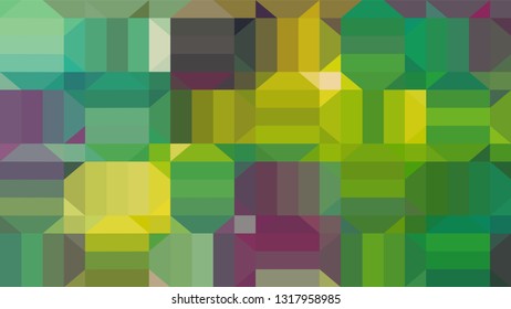 Geometric design. Colorful gradient mosaic background. Geometric triangle, mosaic, abstract background. Mosaic, one-color background. Mosaic texture. The effect of stained glass. EPS 10 Vector