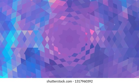 Geometric design. Colorful gradient mosaic background. Geometric triangle, mosaic, abstract background. Mosaic, one-color background. Mosaic texture. The effect of stained glass. EPS 10 Vector