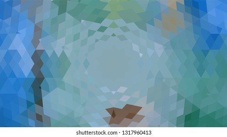 Geometric design. Colorful gradient mosaic background. Geometric triangle, mosaic, abstract background. Mosaic, one-color background. Mosaic texture. The effect of stained glass. EPS 10 Vector