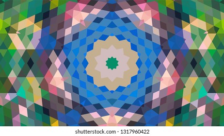 Geometric design. Colorful gradient mosaic background. Geometric triangle, mosaic, abstract background. Mosaic, one-color background. Mosaic texture. The effect of stained glass. EPS 10 Vector