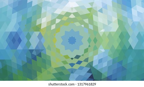 Geometric design. Colorful gradient mosaic background. Geometric triangle, mosaic, abstract background. Mosaic, one-color background. Mosaic texture. The effect of stained glass. EPS 10 Vector