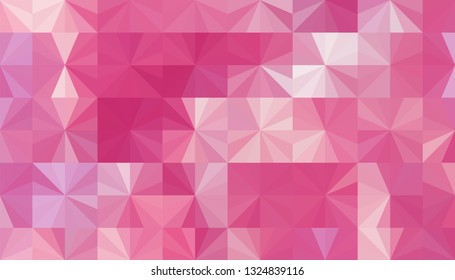 Geometric design. Colorful gradient mosaic background. Geometric triangle, mosaic, abstract background. Mosaic, one-color background. Mosaic texture. The effect of stained glass. EPS 10 Vector