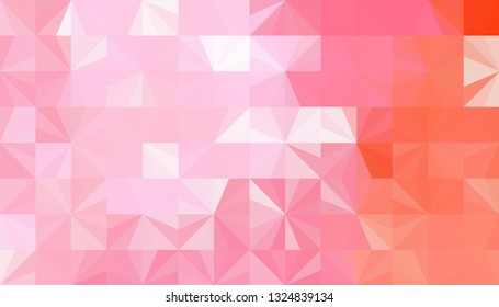 Geometric design. Colorful gradient mosaic background. Geometric triangle, mosaic, abstract background. Mosaic, one-color background. Mosaic texture. The effect of stained glass. EPS 10 Vector