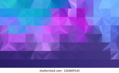 Geometric design. Colorful gradient mosaic background. Geometric triangle, mosaic, abstract background. Mosaic, one-color background. Mosaic texture. The effect of stained glass. EPS 10 Vector