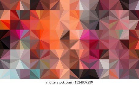 Geometric design. Colorful gradient mosaic background. Geometric triangle, mosaic, abstract background. Mosaic, one-color background. Mosaic texture. The effect of stained glass. EPS 10 Vector