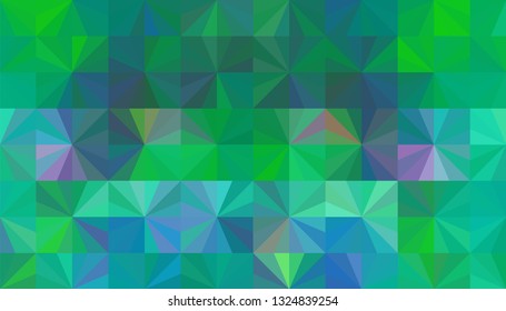 Geometric design. Colorful gradient mosaic background. Geometric triangle, mosaic, abstract background. Mosaic, one-color background. Mosaic texture. The effect of stained glass. EPS 10 Vector