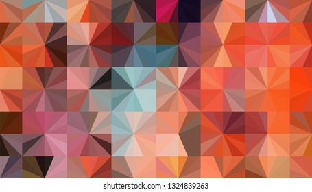 Geometric design. Colorful gradient mosaic background. Geometric triangle, mosaic, abstract background. Mosaic, one-color background. Mosaic texture. The effect of stained glass. EPS 10 Vector