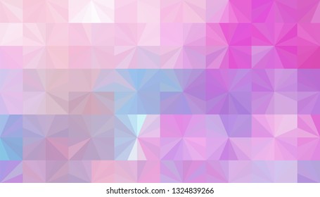 Geometric design. Colorful gradient mosaic background. Geometric triangle, mosaic, abstract background. Mosaic, one-color background. Mosaic texture. The effect of stained glass. EPS 10 Vector
