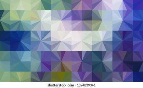 Geometric design. Colorful gradient mosaic background. Geometric triangle, mosaic, abstract background. Mosaic, one-color background. Mosaic texture. The effect of stained glass. EPS 10 Vector
