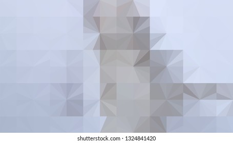 Geometric design. Colorful gradient mosaic background. Geometric triangle, mosaic, abstract background. Mosaic, one-color background. Mosaic texture. The effect of stained glass. EPS 10 Vector