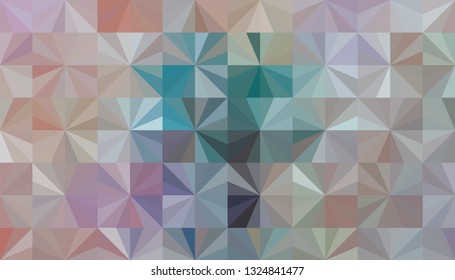 Geometric design. Colorful gradient mosaic background. Geometric triangle, mosaic, abstract background. Mosaic, one-color background. Mosaic texture. The effect of stained glass. EPS 10 Vector