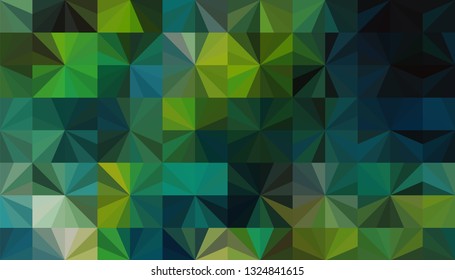 Geometric design. Colorful gradient mosaic background. Geometric triangle, mosaic, abstract background. Mosaic, one-color background. Mosaic texture. The effect of stained glass. EPS 10 Vector