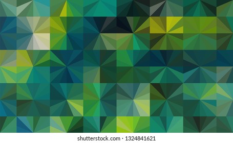 Geometric design. Colorful gradient mosaic background. Geometric triangle, mosaic, abstract background. Mosaic, one-color background. Mosaic texture. The effect of stained glass. EPS 10 Vector