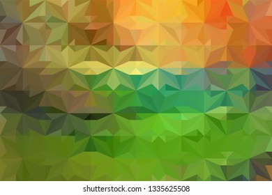 Geometric design. Colorful gradient mosaic background. Geometric triangle, mosaic, abstract background. Mosaic, color background. Mosaic texture. The effect of stained glass. EPS 10 Vector